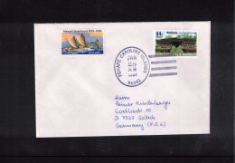 Micronesia 1987 Interesting Letter With Hawaii Stamp - Micronésie