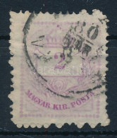 O 1874 2kr Durva Gyöngyjavítással (ex Lovász) / Mi 15 With Retouche - Other & Unclassified