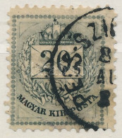O 1874 20kr 11 1/2 Fogazással (25.000) / Mi 19 Perforation 11 1/2. Certificate: Glatz - Autres & Non Classés