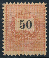 1888 Sztereo 50f Falctalanított, újragumizott / Regummed (**44.000) - Otros & Sin Clasificación