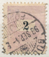 O 1889 2kr 11 1/2 Fogazás (25.000) / Mi 28 Perforation 11 1/2. Certificate: Glatz - Sonstige & Ohne Zuordnung