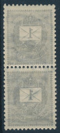 ** 1898 1kr Pár Gépszínátnyomattal / Mi 41X Pair With Machine Offset - Autres & Non Classés