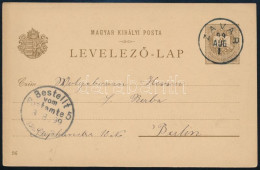 1899 2kr Millenniumi Díjjegyes Levelezőlap / 2kr Millennial PS-card "ZAVAR" - Berlin - Sonstige & Ohne Zuordnung