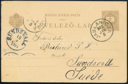 1901 2kr Millenniumi Díjjegyes Levelezőlap / 2kr Millennial PS-card "JABLANICZA" - Otros & Sin Clasificación