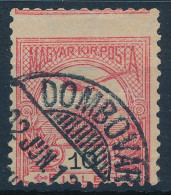 O 1900 Turul 10f Látványosan Elfogazva / Mi 60 With Shifted Perforation - Sonstige & Ohne Zuordnung