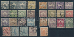 O 1900 29 Db Turul Bélyeg 1. Vízjelállással / 29 Stamps, Watermark Position 1. - Otros & Sin Clasificación