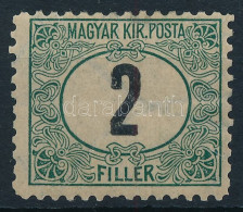 * 1903 Zöldportó 2f B, 11 1/2 Fogazás / Mi P 2 B - Autres & Non Classés