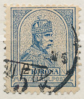 O 1904 Turul 2K 11 1/2 Fogazással (60.000) / Mi 88 Perforation 11 1/2. Certificate: Glatz - Other & Unclassified