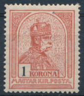 * 1906 Turul 1K (**36.000) (foltok A Képoldalon) / Mi 87 (spots On The Print) - Andere & Zonder Classificatie