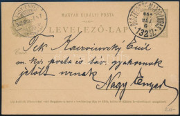 1902 Levelezőlap "BESZTERCZE-MAROS-LUDAS" Vasúti Mozgóposta Bélyegzéssel / Postcard With Railway Postmark - Otros & Sin Clasificación