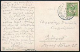 1908 Képeslap ODERBERG-BUDAPEST Vasúti Mozgóposta Bélyegzéssel / Postcard With Railway Postmark - Otros & Sin Clasificación