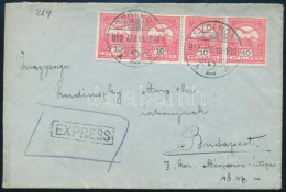 1912 Expressz Levél 40f Bérmentesítéssel / Express Cover - Other & Unclassified