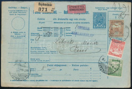 1917 Utánvétes Teljes Csomagszállító 85f Bérmentesítéssel / Complete COD Parcel Card - Otros & Sin Clasificación