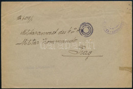 Katonai Posta Olaszországban ~1914 Levél Riva Szükségbélyegzéssel / Military Post In Italy ~1914 Cover With Riva Auxilia - Sonstige & Ohne Zuordnung