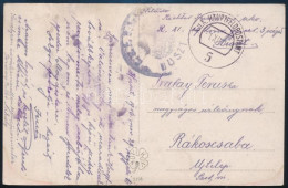 1914 Tábori Posta Képeslap / Field Postcard "HUSZT" + "HFP 5" - Other & Unclassified