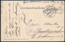 1915 Tábori Posta Képeslap / Field Postcard "FP 607" - Andere & Zonder Classificatie