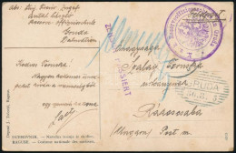 ~1915 Tábori Posta Képeslap / Field Postcard "K.u.k. Reserveoffizierschule In Gruda" - Andere & Zonder Classificatie