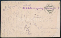 1916 Tábori Posta Képeslap / Field Postcard "K.u.k. Festungszeugsabteilung Nr.8." + "FP 333" - Autres & Non Classés