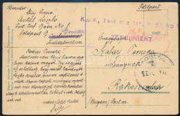 ~1916 Tábori Posta Képeslap / Field Postcard "K.u.k. Festungs Inf. Baon. No.1." - Otros & Sin Clasificación