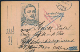 1917 Tábori Posta Levelezőlap / Field Postcard "Wegen Ungenügender Retour An Absend..." - Otros & Sin Clasificación