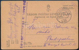 1917 Tábori Posta Levelezőlap / Field Postcard "M.kir. 5. Népfölkelő Gyalog Ezred" + "FP 435 A" - Andere & Zonder Classificatie