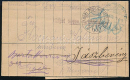 1918 Tábori Posta Levél / Field Post Cover "kiképző Csoport Parancsnokság" + "TP 635 B - Sonstige & Ohne Zuordnung