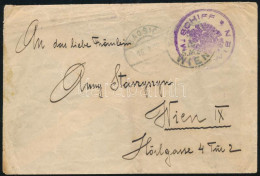 1916 Tábori Posta Levél / Field Post Cover "S.M. SCHIFF WIEN" - Sonstige & Ohne Zuordnung