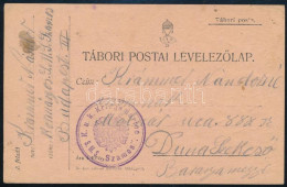 ~1916 Tábori Posta Levelezőlap / Field Postcard "S.M.S. Szamos" - Other & Unclassified