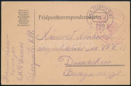 1916 Tábori Posta Levelezőlap / Field Postcard "S.M.S. SZAMOS" - Otros & Sin Clasificación