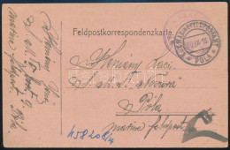 1916 Tábori Posta Levelezőlap / Field Postcard "S.M. T.b. 9." - Andere & Zonder Classificatie