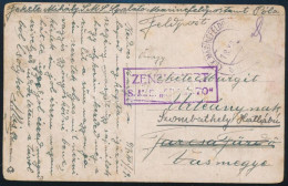 1917 Tábori Posta Képeslap / Field Postcard "S.M.S. SPALATO" - Andere & Zonder Classificatie