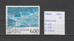 (TJ) Groenland 2005 - YT 419 (gest./obl./used) - Usati