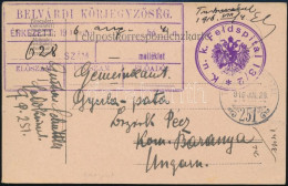 1916 Tábori Levelezőlap / Field Postcard "K.u.k. Feldspital 13/2" - Autres & Non Classés