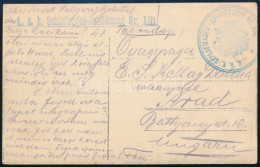 1916 Tábori Posta Képeslap / Field Postcard "K.u.k. Schlafwagen-Sanitätszug Nr. XIII." - Other & Unclassified