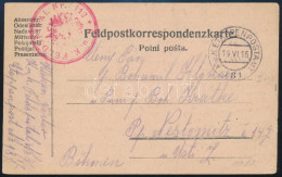 1916 Tábori Posta Levelezőlap / Field Postcard "K.u.k. FELDSPITAL Nr. 12." + "EP 181" - Sonstige & Ohne Zuordnung
