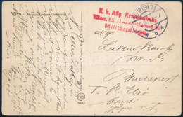 1917 Tábori Posta Képeslap / Field Postcard "K.k. ANg. Krankenhaus Wien" - Autres & Non Classés