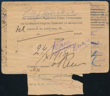 1915 Orosz Hadifogoly Levelezőlap Magyarországra, Majd Visszaküldve / Russian POW Postcard To Hungary, Returned - Sonstige & Ohne Zuordnung