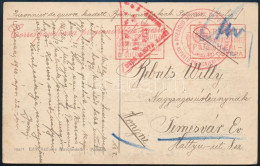 1916 Hadifogoly Képeslap Az Olaszországi Potenzaból Temesvárra / POW Postcard From Potenza To Hungary - Altri & Non Classificati