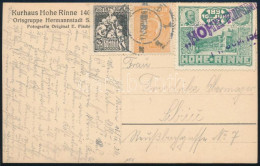 Hohe Rinne 1924 Képeslap Nagyszebenbe / Postcard To Sibiu - Altri & Non Classificati