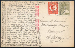 1931 Hohe Rinne Katonai Szanatórium Képeslap Budapestre / Military Rest Home Postcard Mailed To Budapest - Otros & Sin Clasificación