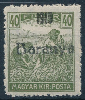 * Baranya I. 1919 Arató 40f / Mi 26. Signed: Bodor - Other & Unclassified