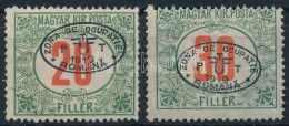 ** Debrecen I. 1919 Portó 20f és 30f / Mi 9-10 Signed: Bodor - Andere & Zonder Classificatie