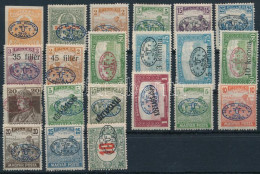 ** Debrecen I. 1919 21 Db Bélyeg / 21 Stamps. Signed: Bodor - Autres & Non Classés