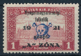 ** Nyugat-Magyarország II. 1921 Parlament 1K / Mi 18. Signed: Bodor - Sonstige & Ohne Zuordnung