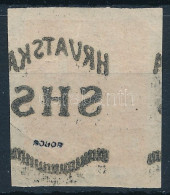 ** SHS 1918 Hírlapbélyeg Gépszínátnyomattal / Mi 57 With Machine Offset. Signed: Bodor - Autres & Non Classés