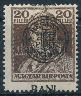 * Kolozsvár 1919 Károly 20f Elcsúszott Felülnyomással, A BANI Szó Alulra Került / Mi 47 I With Shifted Overprint. Signed - Otros & Sin Clasificación