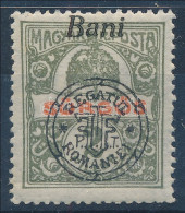 ** Nagyvárad 1919 Sürgős Elcsúszott Felülnyomással, A Bani Szó Felülre Került / Mi 20 With Shifted Overprint. Sign: Bodo - Otros & Sin Clasificación