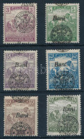 **, * Nagyvárad 1919 6 Db Bélyeg Elcsúszott Felülnyomással. / 6 Stamps With Shifted Overprint. Signed: Bodor (5f Rozsda  - Autres & Non Classés