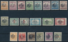 **, (*) Ada 1919 20 Db Magánkiadású Bélyeg / 20 Private Stamps (1 X 3f Postatiszta / MNH) - Sonstige & Ohne Zuordnung