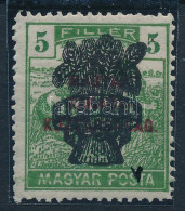 ** 1920 Búzakalász 5f Rákelcsíkkal / Mi 295 Paint Stripe - Sonstige & Ohne Zuordnung